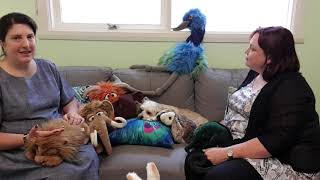 Play therapy with puppets