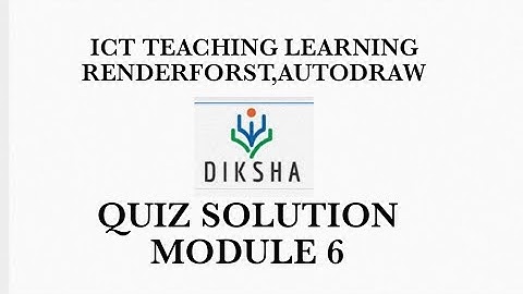 MODULE 6 ICT IN TEACHING LEARNING RENDERFORST,AUTODRAW