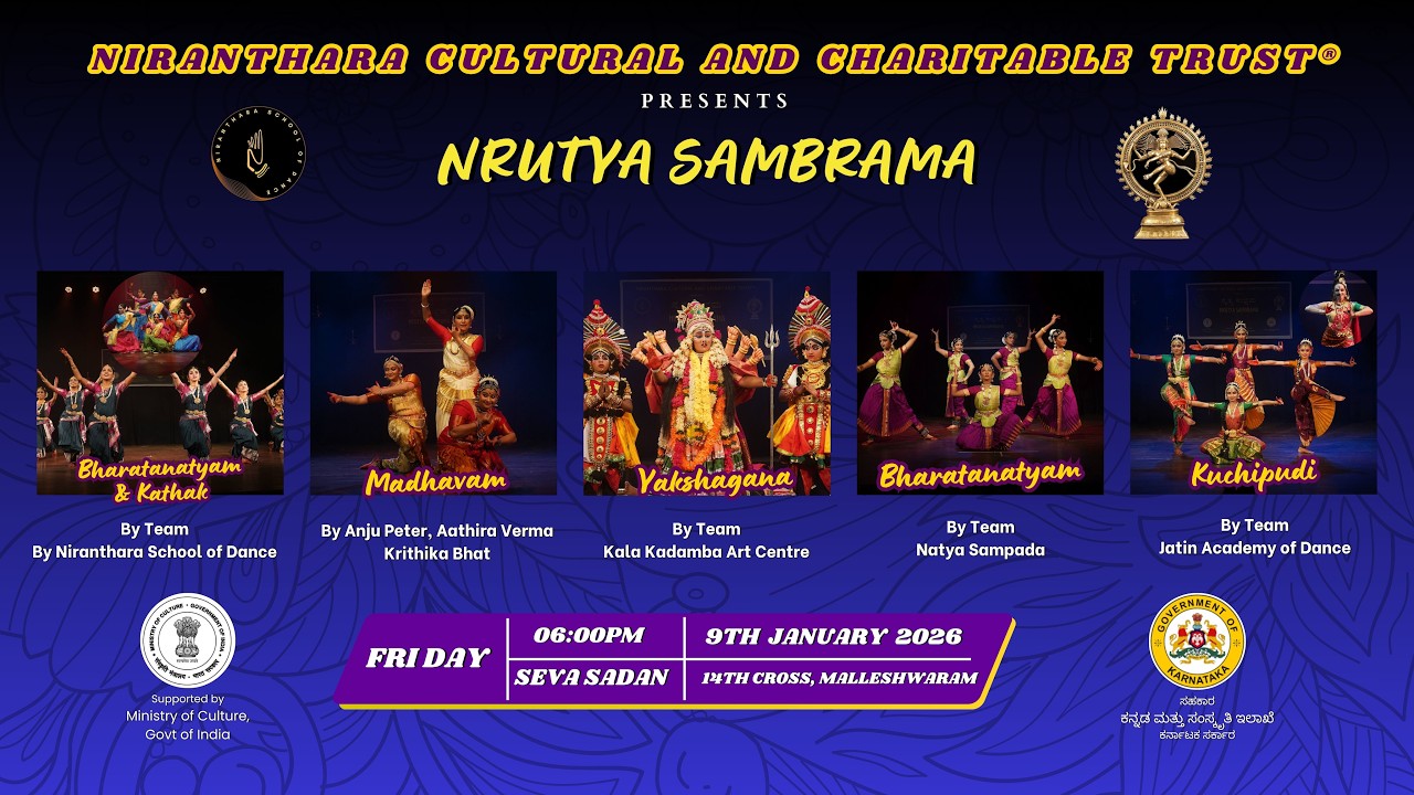 Nruthya Sambrama: A Celebration of India’s Classical Dance Heritage | Niranthara