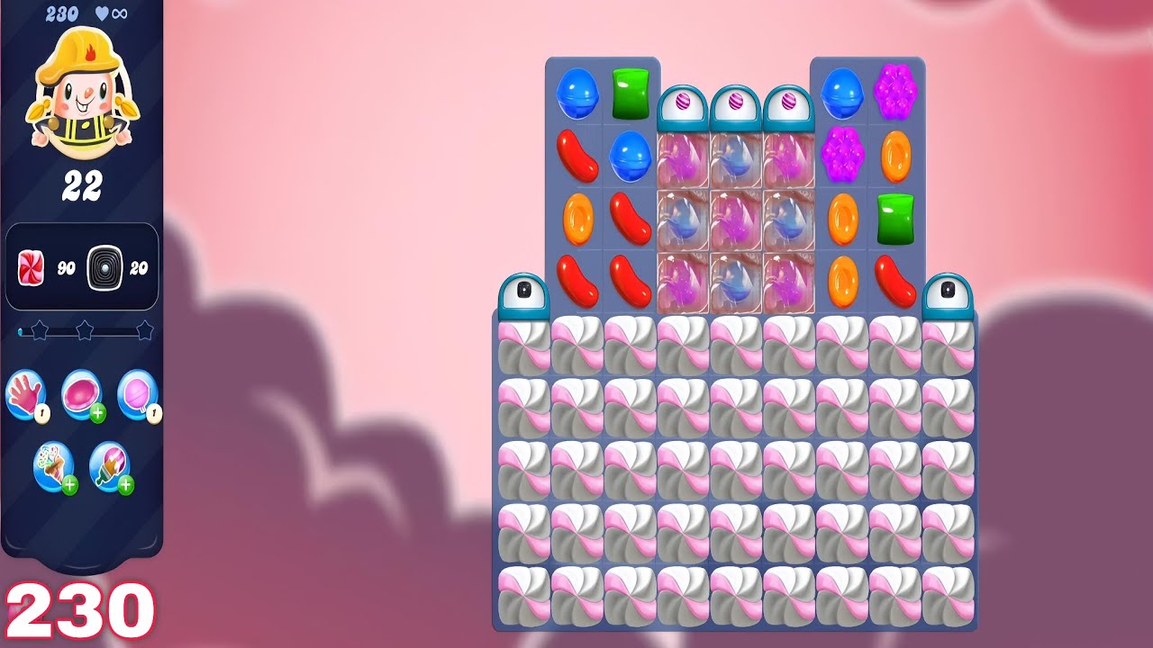 Candy Crush Saga level 230 - YouTube