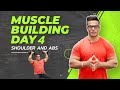 Muscle Building Workout DAY 4 | Shoulder workout & Abs workout | Yatinder Singh