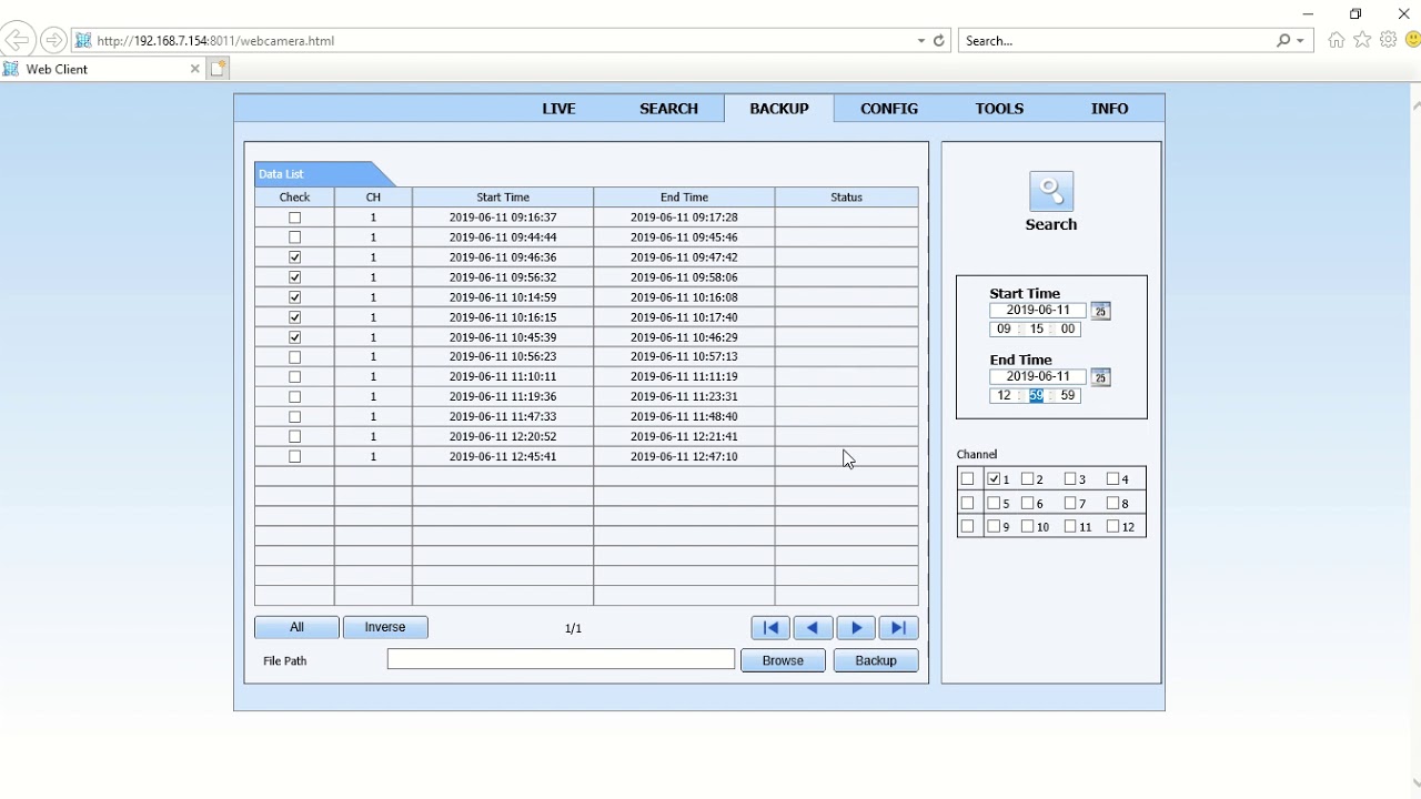 Old Provision ISR software back up via PC