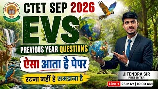 CTET EVS HANDWRITING NOTES | Class 3 | CTET Paper 1 | EVS Content पर्यावरण अध्ययन | CTET July 2025