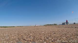 taking off plane almost hits camera