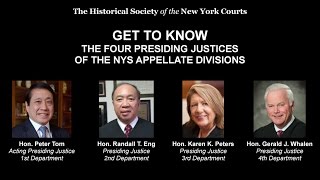 Get to Know the 4 Presiding Justices of the NYS Appellate Divisions