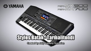 STYLE BATAK TARMALITONDI YAMAHA PSR SX900 SX700 SX600 S975 S970 S950