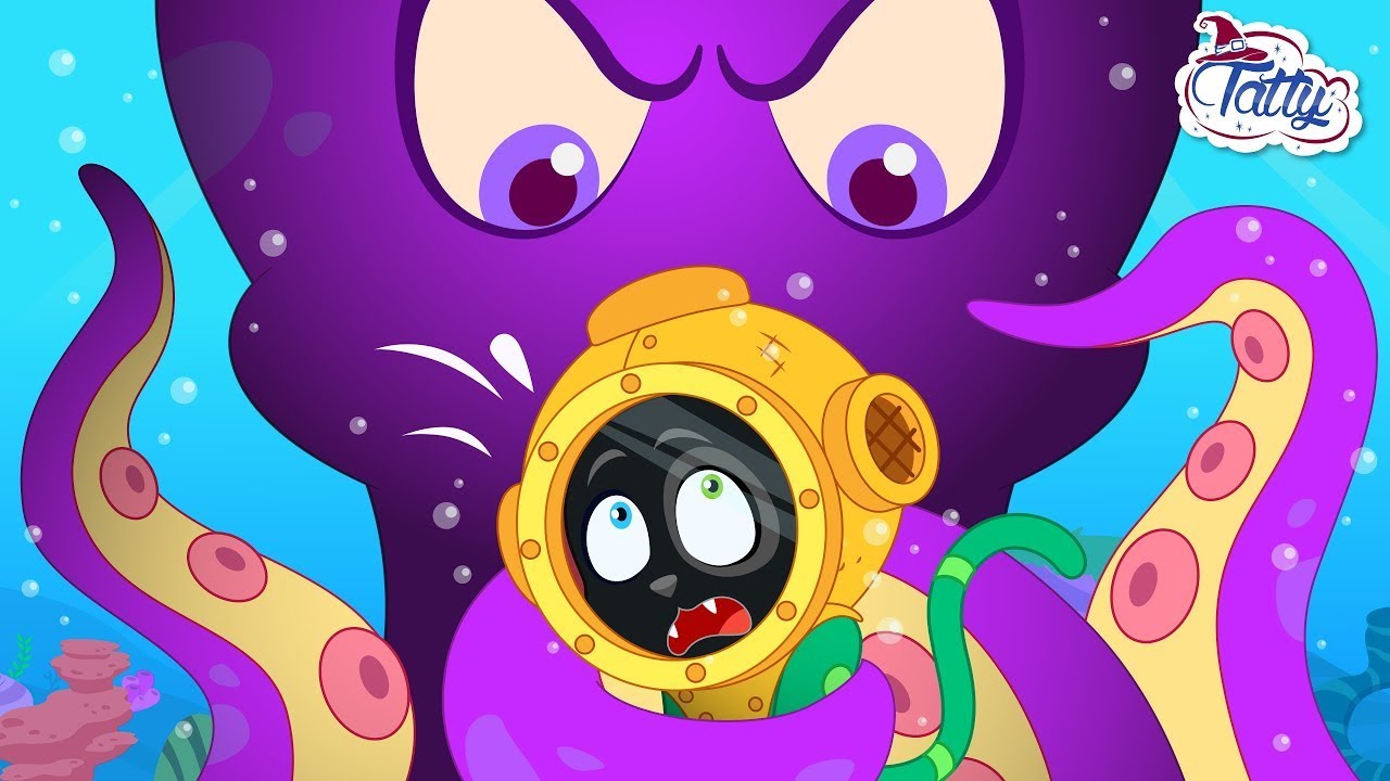 ЗАБАВНИ ПАРК 🎢 Како живе пауци? Мала вештица Татти и Мисифу у Атлантиди