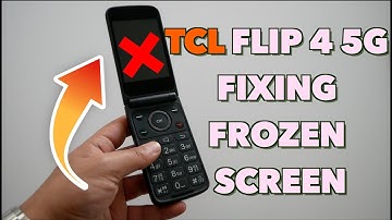 TCL Flip 4 5G Hoe je een bevroren scherm kunt repareren of het gaat niet aan