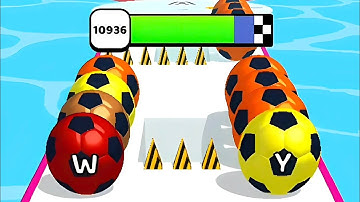 AZ Run 🏀 ABC Runner All Levels Gameplay Walkthrough (Android Ios) 10929