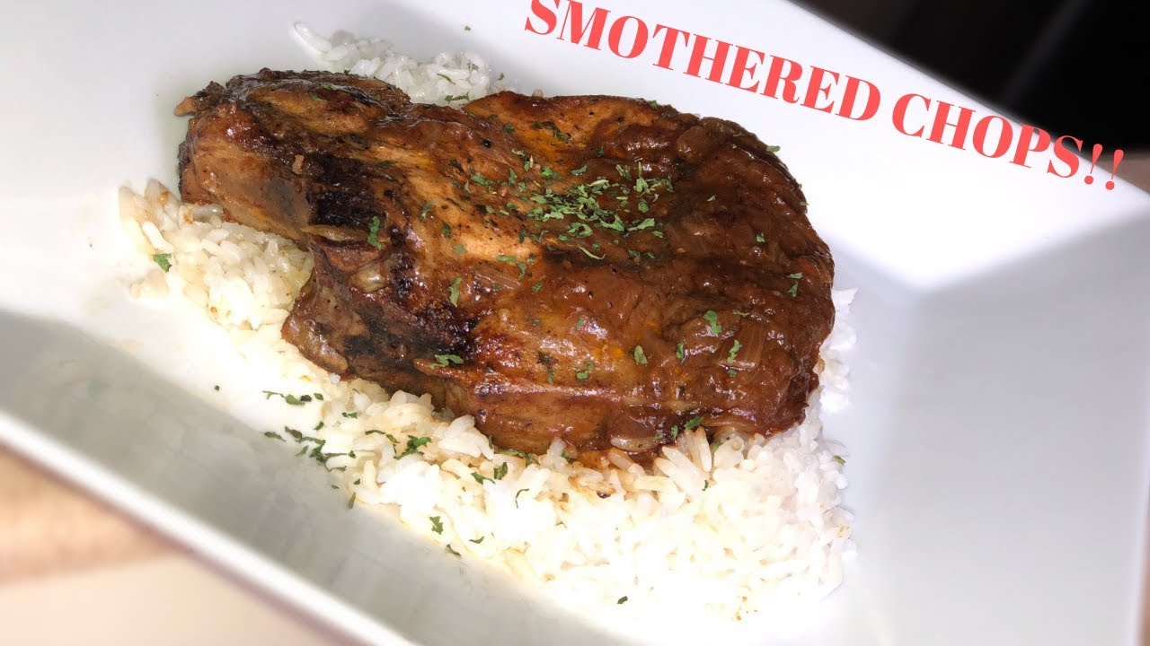 COOK WITH ME!!⎮ Smothered Pork Chops & White Rice YouTube