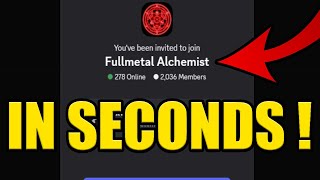 HOW to JOIN FULLMETAL ALCHEMIST DISCORD SERVER screenshot 2