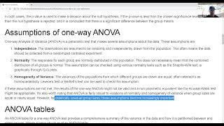 14 One-way ANOVA