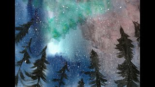 lights northern paint tutorial