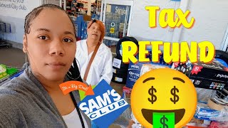 Spending My ENTIRE TAX REFUND AT SAM'S CLUB 🛒NO BUDGET 