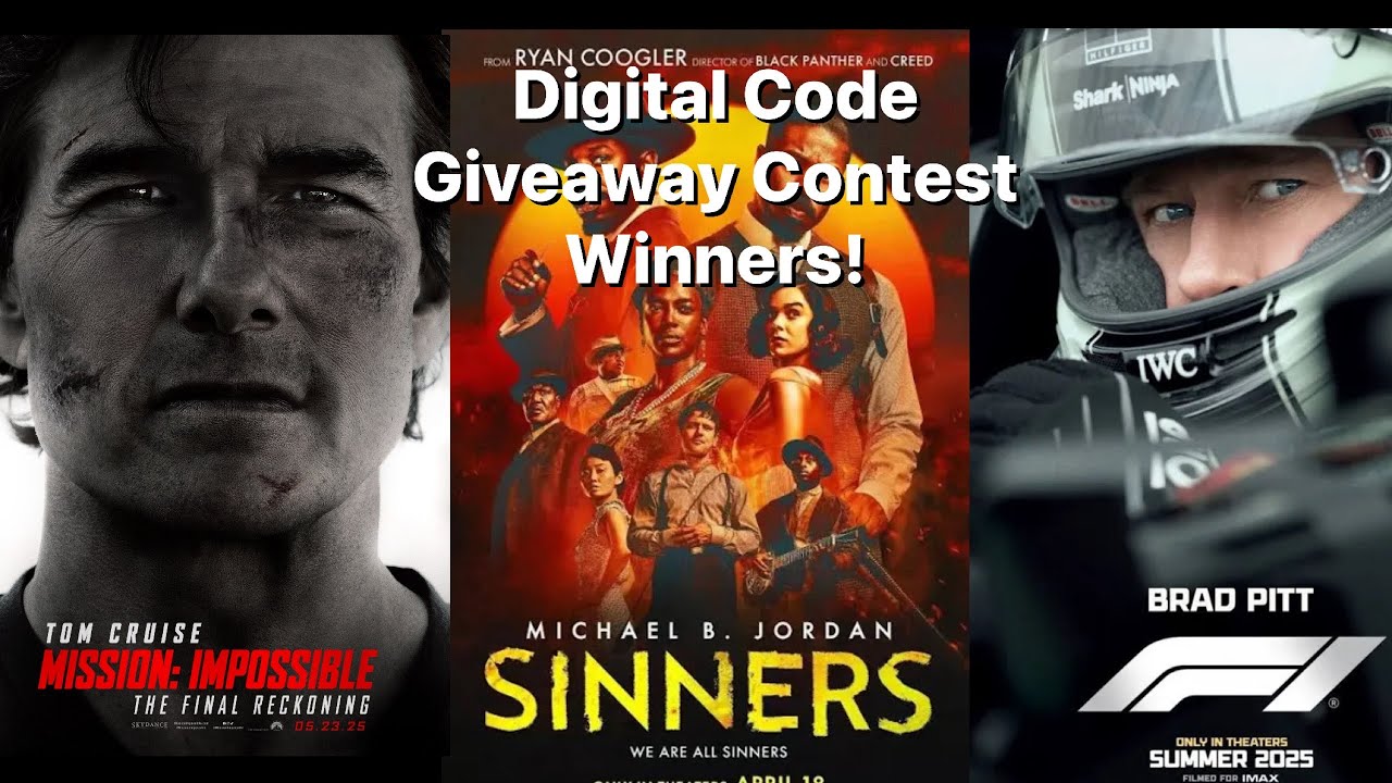 DIGITAL CODE GIVEAWAY WINNERS AND MOVIE CHAT - YouTube
