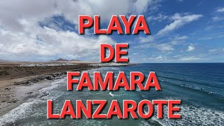 Playa de Famara Lanzarote Canary Islands 🇪🇦Spain 2024 4K UHD
