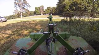 John Deere 4066R w/ MX8 Mowing Field #GoPro