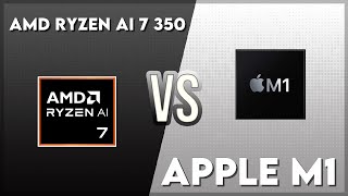 AMD Ryzen AI 7 350 vs Apple M1 Technical Comparison