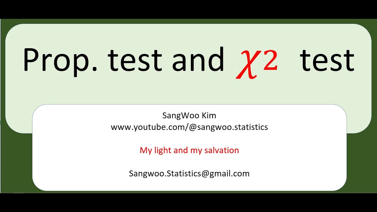 Proportion Test R Code 301 Proportion test and chi square test in Excel and R - YouTube