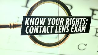 Know Your Rights: Contact Lens Exam