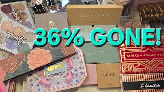 EYESHADOW DECLUTTER- SWATCHES/TIMESTAMPS - Summer 2025