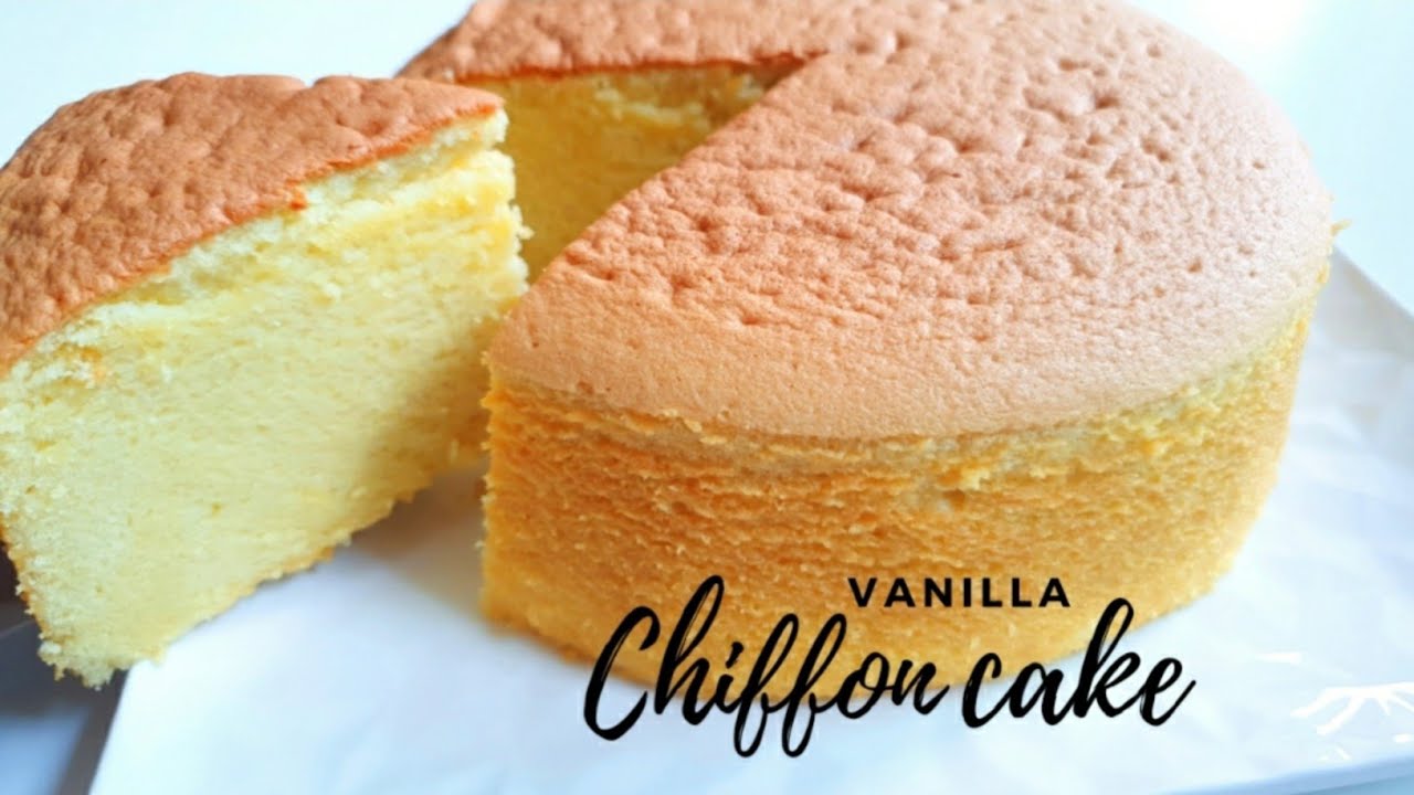 Light and Fluffy Chiffon Cake - Drive Me Hungry