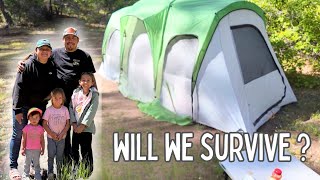 Our FIRST camping trip as a family of 5 | Freezing Temps, Fishing, && Fellowship | Kotaa Lynn