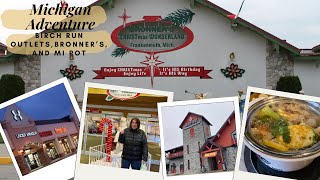 Michigan Adventure: Birch Run Premium Outlets, Bronner's CHRISTmas Wonderland, MI Pot, and Haul!