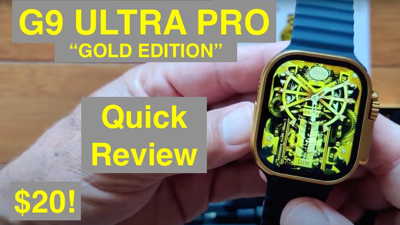 G9 Ultra Pro Smart Watch; Full Unboxing & Review 