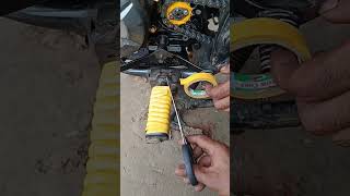 Super Hack! 💯 Easy Motorcycle Grip Tape Project My Accelerator &Eastern Gear Handle Yellow Grip Wrap
