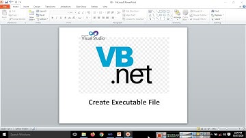 EXE creation in VB.NET