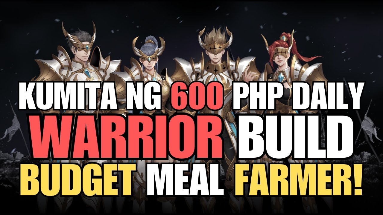WYD M: GOD WARRIOR BUILD GUIDE ( BUDGET MEAL ) KUMITA SA BAGONG RMT GAME UP TO 600 PHP DAILY!  
