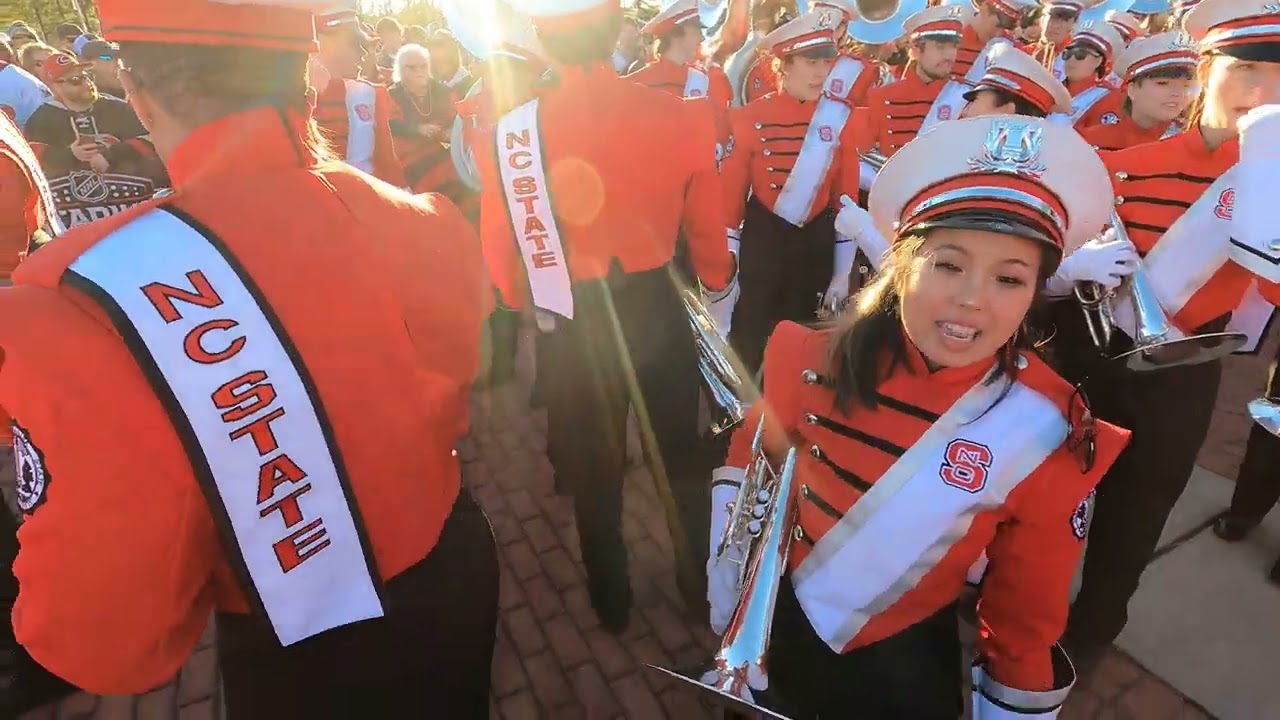 NC State Band POV - Stadium Series March-Around