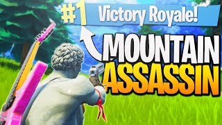 MOUNTAIN ASSASSIN! - PS4 Fortnite Solos Victory Royale!