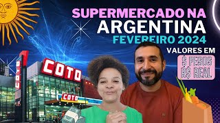 SUPERMERCADO NA ARGENTINA (FEVEREIRO 2024) | O preço da comida na Argentina é coisa de louco
