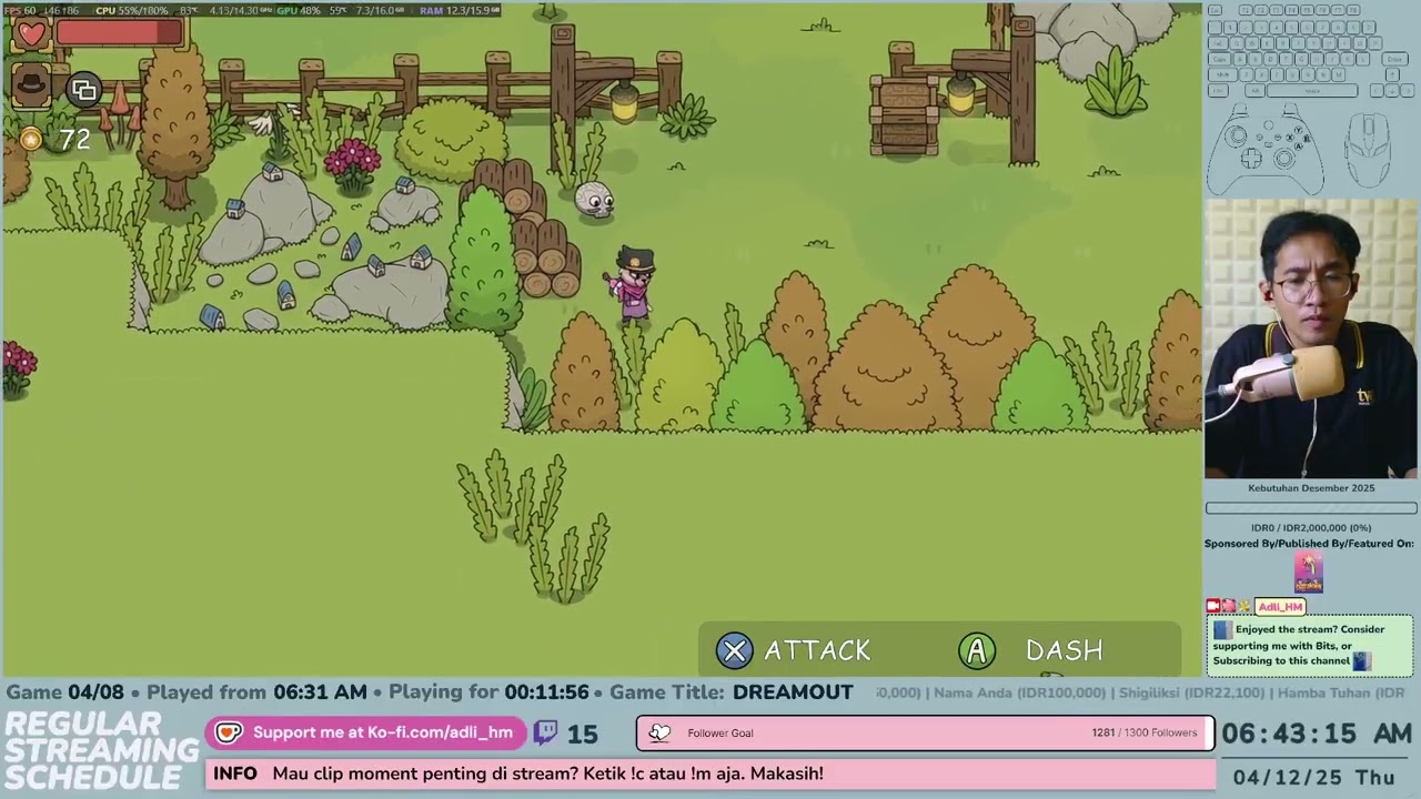 (EN/ID) Dreamout - First Impression - Gameplay 