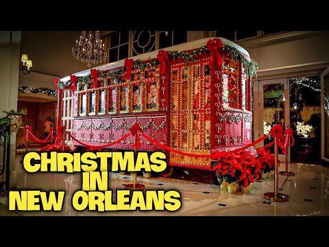 Christmas in New Orleans | Hotel Decorations, Gingerbread Streetcar ...