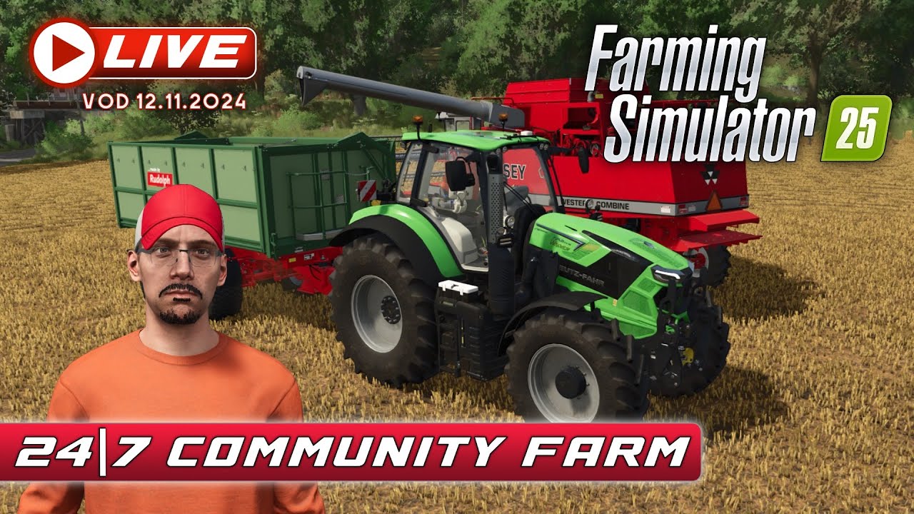 24/7 Community Farm - Landwirtschafts Simulator 25 | Mecky79 - Live 🔴