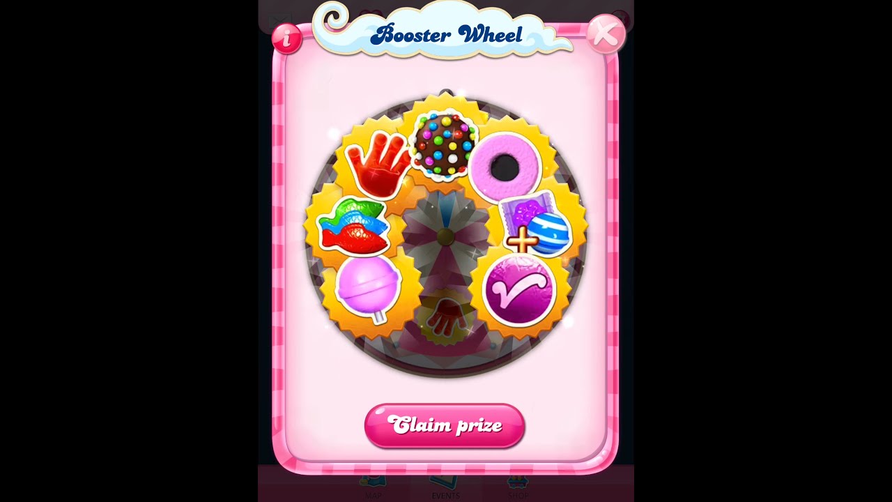 (FREE LIKE & COMMENT VIDEO) Candy Crush Booster Wheel Jackpot!!!!!