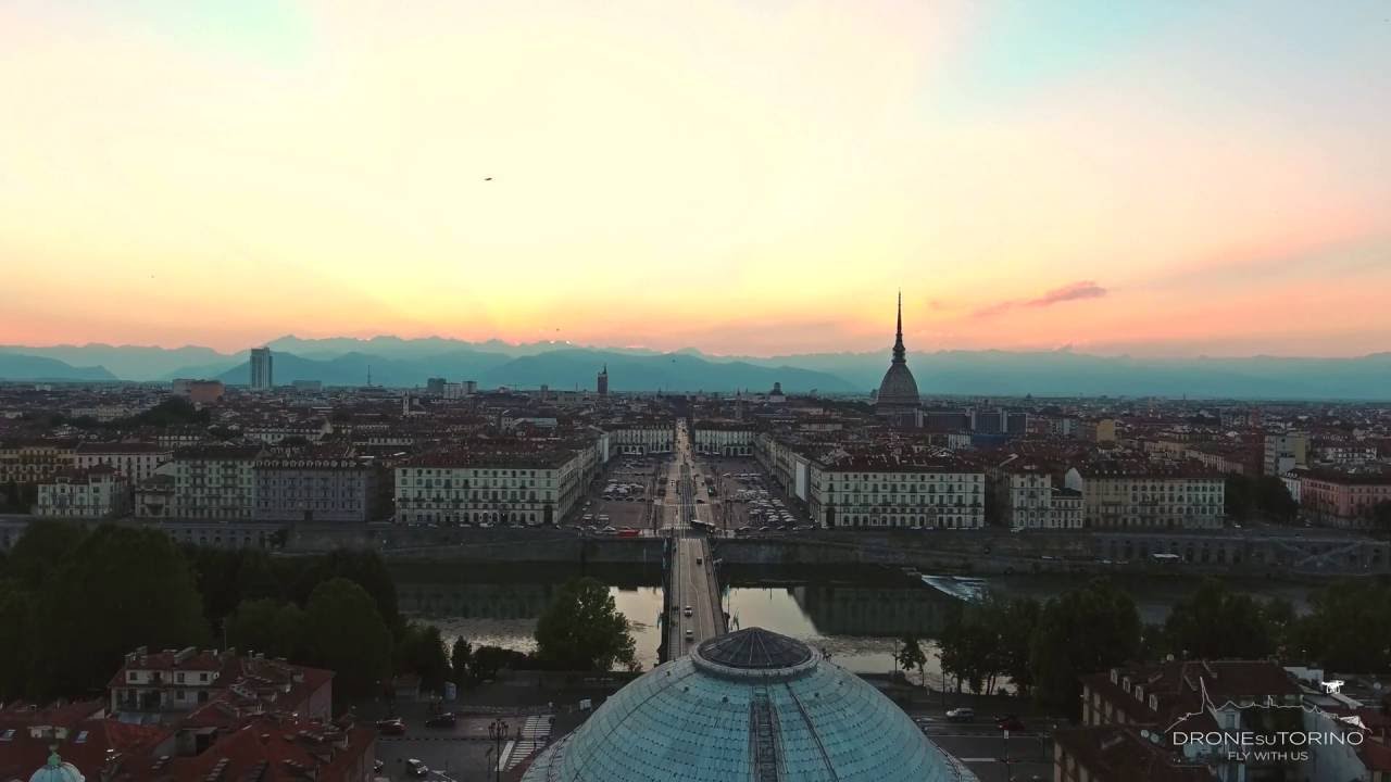 Torino Sunset 4K - DRONE su TORINO