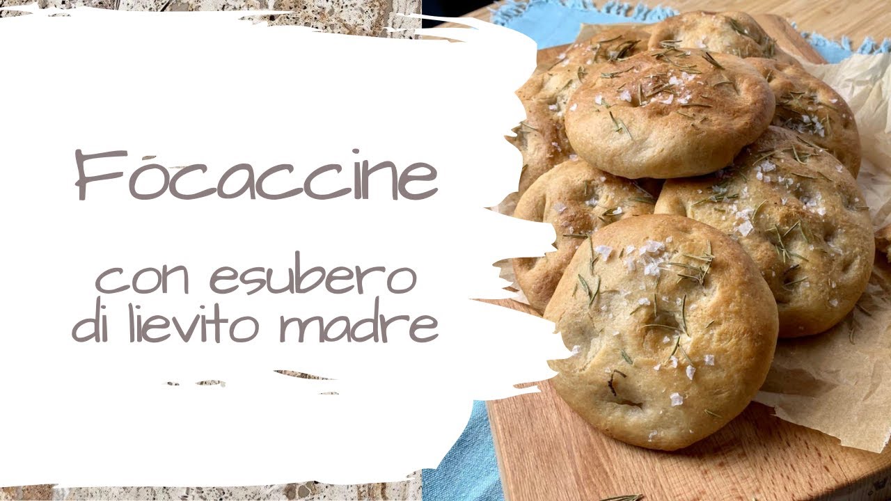Focaccine con esubero di lievito madre | Cosfacose
