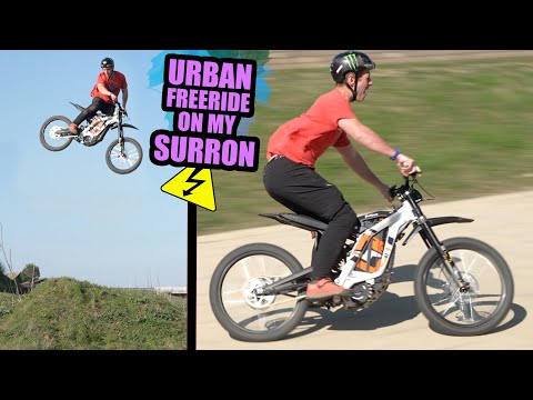 URBAN FREERIDE ON MY SURRON ELECTRIC DIRT BIKE!