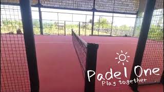 360 Full view Super-panoramic type padel court