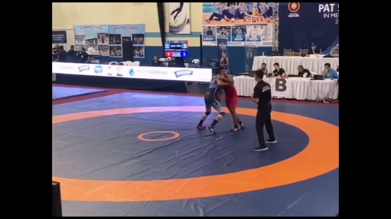 Copa Pat Shaw ediciónXXXII, Ciudad de Guatemala, 3 de junio 2023 lucha Grecorromana 71kg U17 Mex-Gua