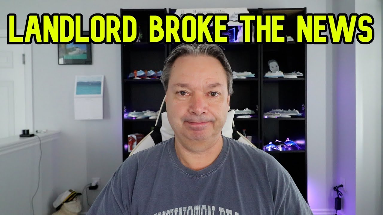 MY LANDLORDS POPPED IN TO BREAK THE NEWS