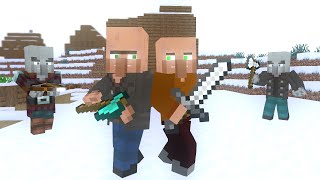 Villager vs Pillager - Season 1 (All Episode) - Minecraft Animation
