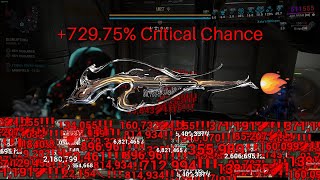 Patched Its Phenmor But With 729.75% Critical Chance Phenmor Build Primary Acuity Warframe