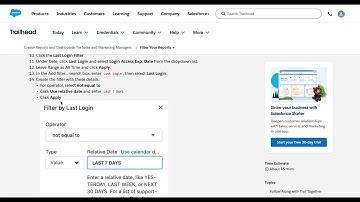 Filter Your Reports