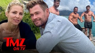 Chris Hemsworth Vacations in 'Paradise' with Family, Including Brothers Liam and Luke | TMZ TV