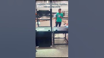 MonolithIoT express parcels dimensioning weighing scanning dws system machine with 36 sorting ports.